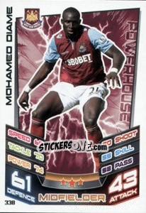 Cromo Mohamed Diame - English Premier League 2012-2013. Match Attax - Topps