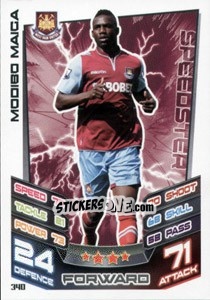 Sticker Modibo Maiga - English Premier League 2012-2013. Match Attax n. 340 - Topps
