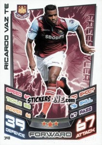 Sticker Ricardo Vaz Te - English Premier League 2012-2013. Match Attax - Topps