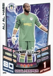 Sticker Ali Al Habsi - English Premier League 2012-2013. Match Attax n. 345 - Topps