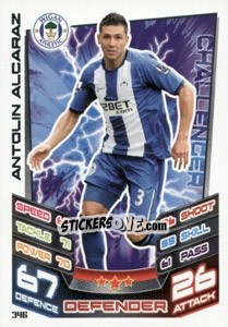 Cromo Antolin Alcaraz - English Premier League 2012-2013. Match Attax - Topps