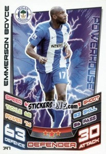 Sticker Emmerson Boyce - English Premier League 2012-2013. Match Attax n. 347 - Topps