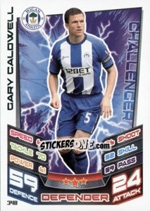 Cromo Gary Caldwell - English Premier League 2012-2013. Match Attax - Topps