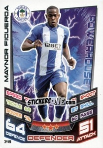Sticker Maynor Figueroa - English Premier League 2012-2013. Match Attax n. 349 - Topps