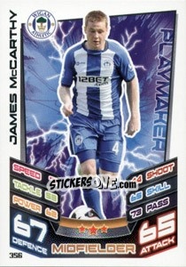 Sticker James McCarthy - English Premier League 2012-2013. Match Attax n. 356 - Topps