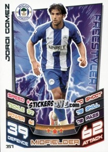Sticker Jordi Gomez - English Premier League 2012-2013. Match Attax - Topps