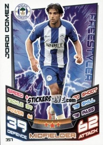Cromo Jordi Gomez - English Premier League 2012-2013. Match Attax n. 357 - Topps
