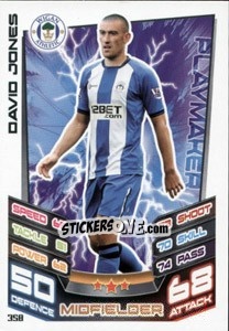 Sticker David Jones - English Premier League 2012-2013. Match Attax - Topps