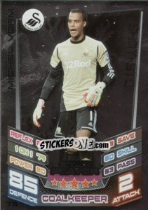 Sticker Michel Vorm - English Premier League 2012-2013. Match Attax - Topps