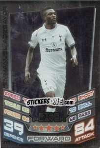 Sticker Emmanuel Adebayor - English Premier League 2012-2013. Match Attax n. 377 - Topps