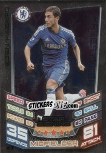 Sticker Eden Hazard - English Premier League 2012-2013. Match Attax - Topps