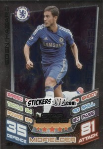 Sticker Eden Hazard - English Premier League 2012-2013. Match Attax n. 383 - Topps
