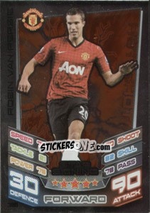 Sticker Robin van Persie - English Premier League 2012-2013. Match Attax n. 388 - Topps