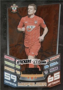Sticker Steven Davis - English Premier League 2012-2013. Match Attax n. 393 - Topps