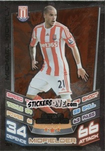 Cromo Michael Kightly - English Premier League 2012-2013. Match Attax - Topps