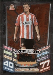 Sticker Adam Johnson - English Premier League 2012-2013. Match Attax n. 395 - Topps