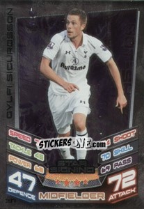 Sticker Gylfi Sigurdsson - English Premier League 2012-2013. Match Attax - Topps