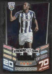 Sticker Romelu Lukaku - English Premier League 2012-2013. Match Attax n. 398 - Topps