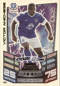 Sticker Victor Anichebe - English Premier League 2012-2013. Match Attax n. 412 - Topps