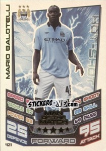 Sticker Mario Balotelli - English Premier League 2012-2013. Match Attax - Topps