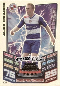 Figurina Alex Pearce - English Premier League 2012-2013. Match Attax n. 435 - Topps