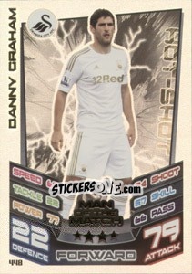 Sticker Danny Graham - English Premier League 2012-2013. Match Attax n. 448 - Topps
