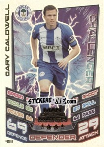 Sticker Gary Caldwell - English Premier League 2012-2013. Match Attax n. 459 - Topps