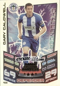 Cromo Gary Caldwell - English Premier League 2012-2013. Match Attax - Topps