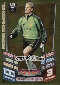 Sticker Peter Schmeichel - English Premier League 2012-2013. Match Attax - Topps
