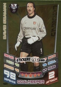 Sticker David Seaman - English Premier League 2012-2013. Match Attax n. 463 - Topps