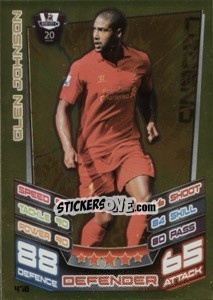 Sticker Glen Johnson - English Premier League 2012-2013. Match Attax - Topps