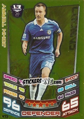 Sticker John Terry - English Premier League 2012-2013. Match Attax n. 473 - Topps