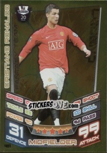 Figurina Cristiano Ronaldo - English Premier League 2012-2013. Match Attax - Topps