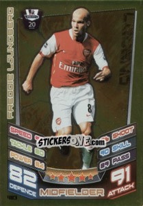 Sticker Freddie Ljungberg - English Premier League 2012-2013. Match Attax n. 483 - Topps