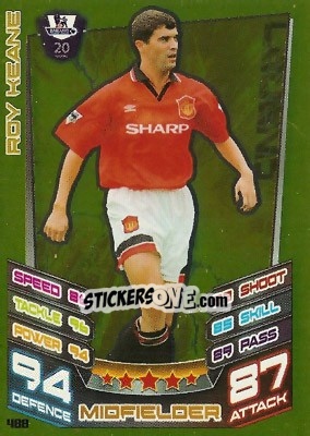 Sticker Roy Keane - English Premier League 2012-2013. Match Attax - Topps