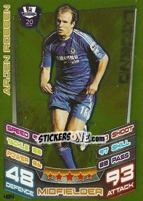 Figurina Arjen Robben - English Premier League 2012-2013. Match Attax - Topps