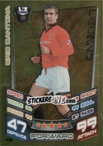 Sticker Eric Cantona - English Premier League 2012-2013. Match Attax n. 498 - Topps