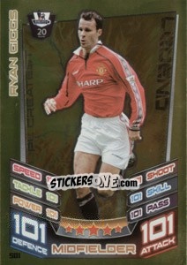 Sticker Ryan Giggs - English Premier League 2012-2013. Match Attax n. 501 - Topps