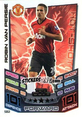 Sticker Robin van Persie - English Premier League 2012-2013. Match Attax - Topps