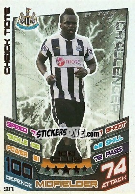 Sticker Cheick Tiote - English Premier League 2012-2013. Match Attax - Topps