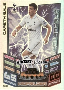 Sticker Gareth Bale - English Premier League 2012-2013. Match Attax n. 508 - Topps