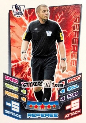 Figurina Phil Dowd - English Premier League 2012-2013. Match Attax n. 509 - Topps