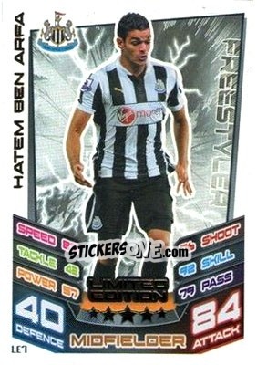 Sticker Hatem Ben Arfa - English Premier League 2012-2013. Match Attax n. LE7 - Topps