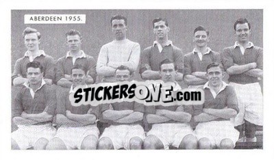 Sticker Aberdeen Team Group - Famous Teams in Football History 1962
 - D.C. Thomson