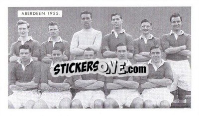 Sticker Aberdeen Team Group - Famous Teams in Football History 1962
 n. 1 - D.C. Thomson