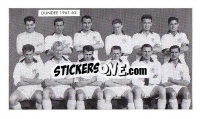 Sticker Dundee Team Group - Famous Teams in Football History 1962
 n. 5 - D.C. Thomson