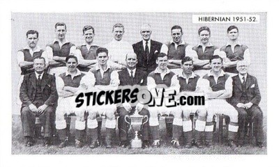 Sticker Hibernian Team Group - Famous Teams in Football History 1962
 n. 8 - D.C. Thomson