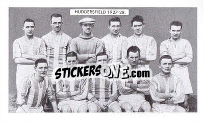 Sticker Huddersfield Town - Famous Teams in Football History 1962
 n. 9 - D.C. Thomson