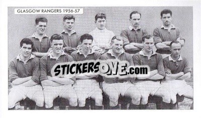 Sticker Rangers Team Group - Famous Teams in Football History 1962
 n. 7 - D.C. Thomson