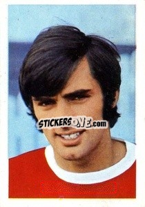 Sticker George Best - The Wonderful World of Soccer Stars 1967-1968
 n. 152 - FKS
